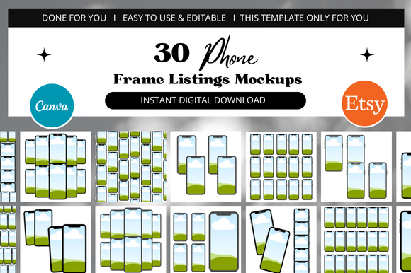 30 Etsy Frame Mockup Canva: A Game-Changer for E-Commerce and Creative Professionals