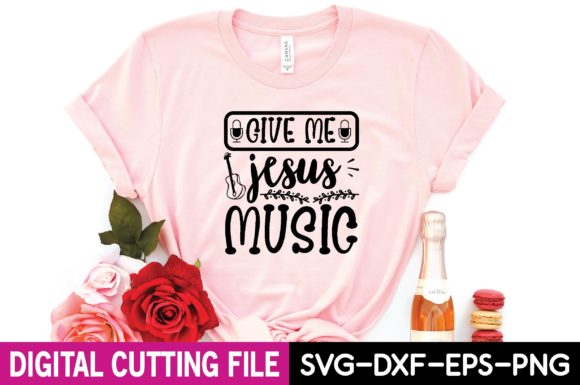 Give Me Jesus Music Svg Font
