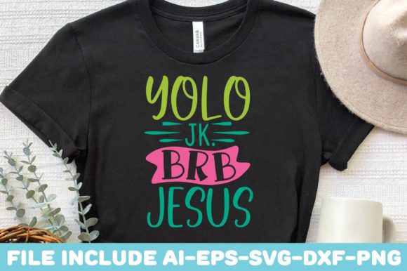 Yolo Jk. Brb Jesus Font